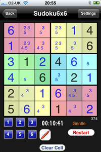 Sudoku 6x6